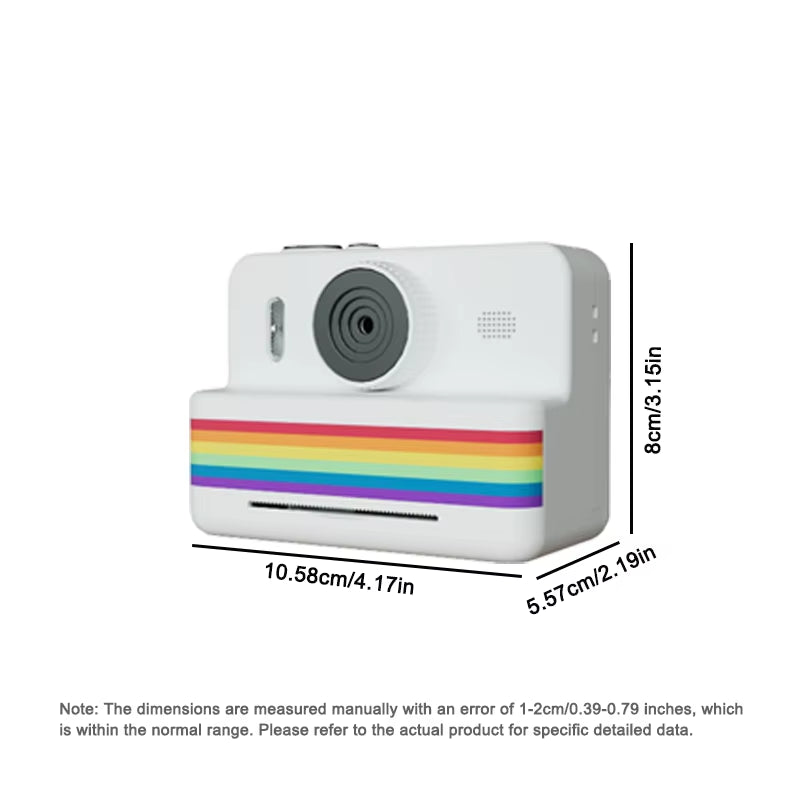 Children'S Printable Camera Toy Small Camera Gift for Boys and Girls